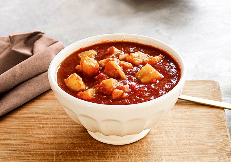Veganes Kartoffelgulasch