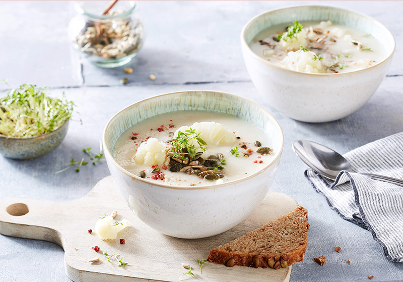 Blumenkohlcremesuppe (2 Portionen)
